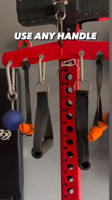 Mini D Handle Bar Preview | D Handle Bar for Cable Workouts Machine