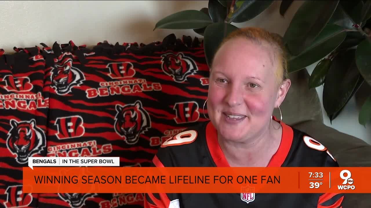 Bengals' winning season becomes lifeline for one