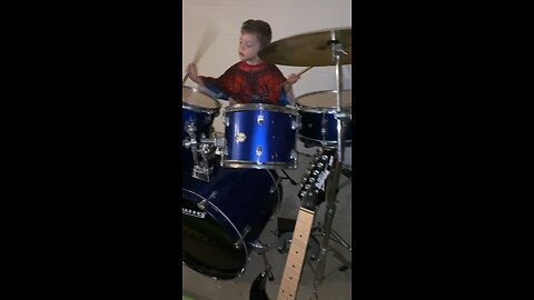 My 3 year old drumming