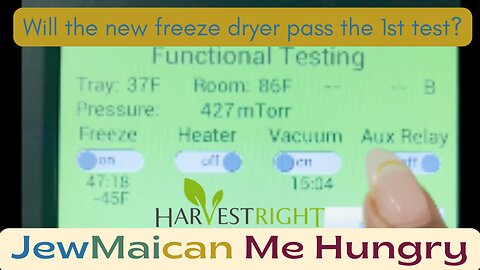 Freeze Dryer Firsts 1: Functional Test - JewMaican Me Hungry | Kosher Carnivore