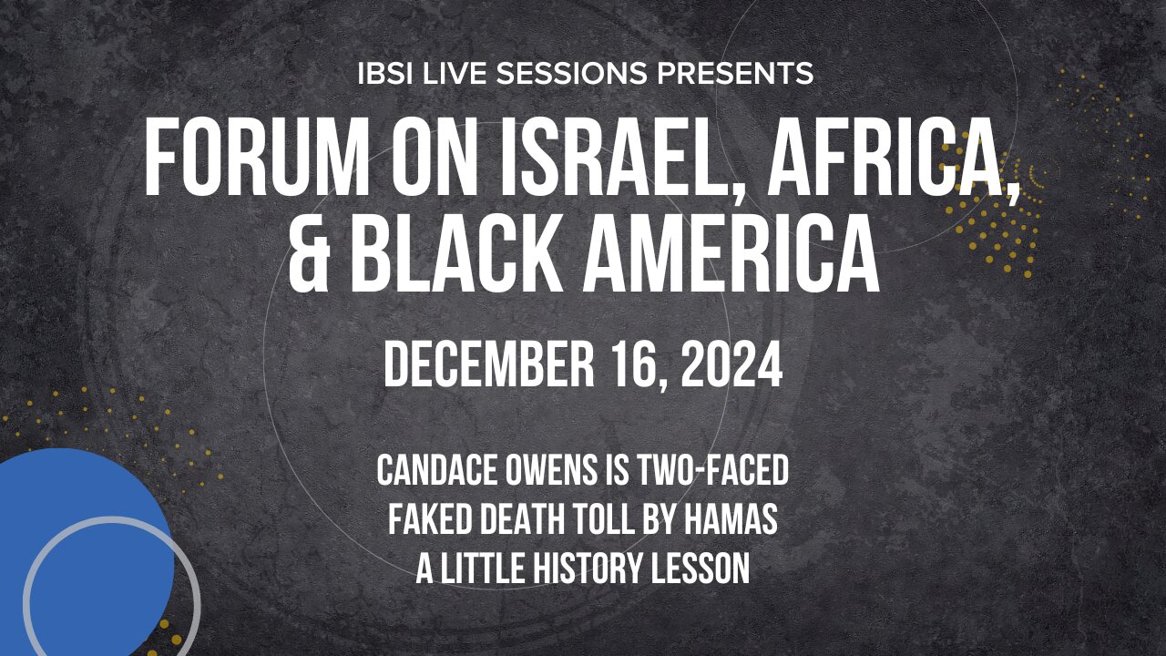 Candace Owens is Two-Faced / Faked Death Toll by Hamas / A Little History Lesson