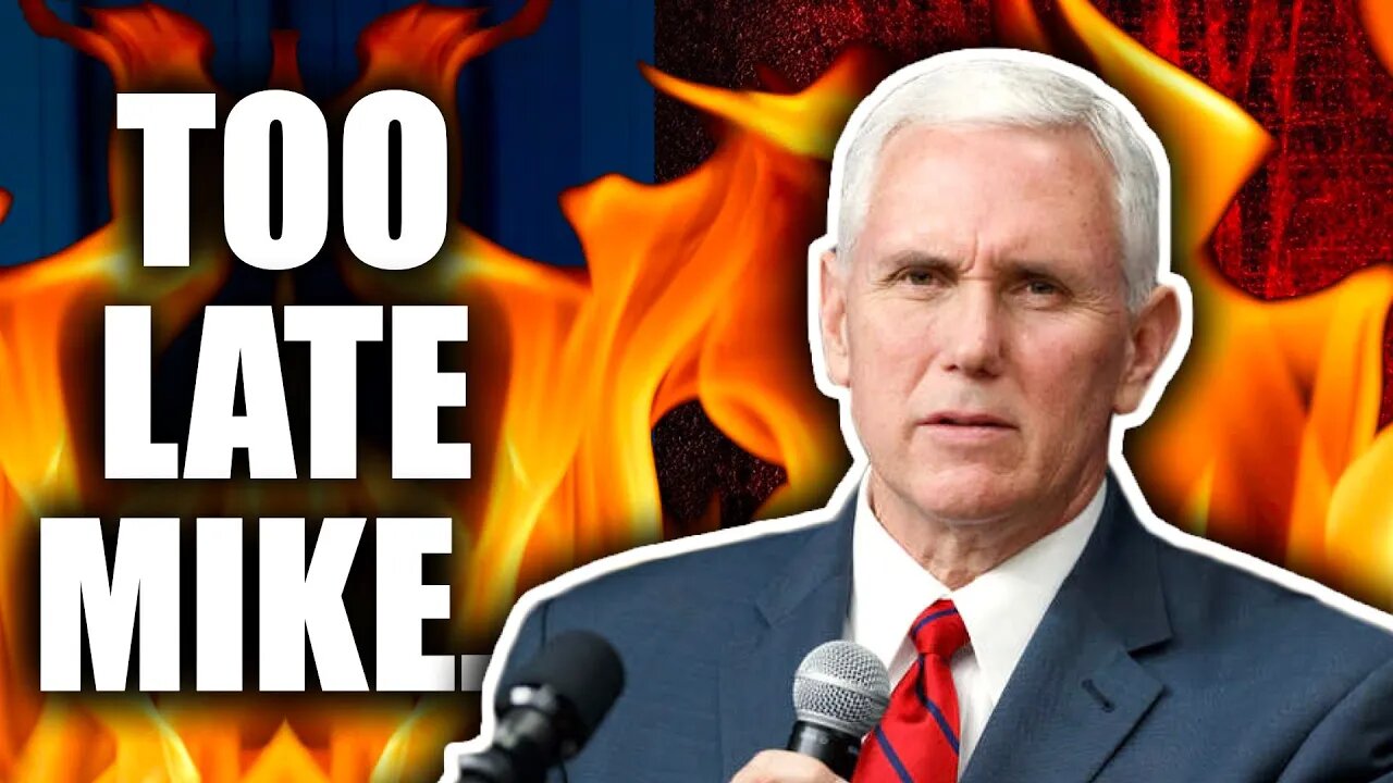 BREAKING: Mike Pence FINALLY Confesses The Truth...