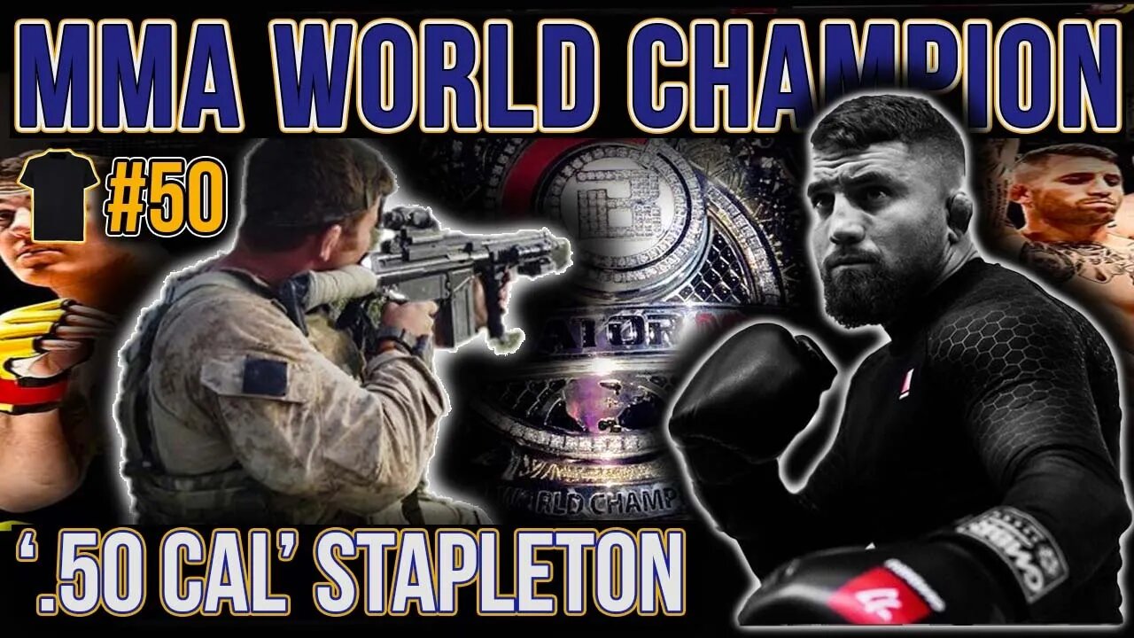 Special Forces Support Group, Afghan | MMA World Champion | Martin 50 Cal Stapleton | Royal Marines