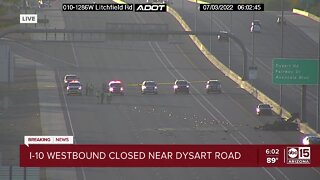 I-10 crash at Dysart Road