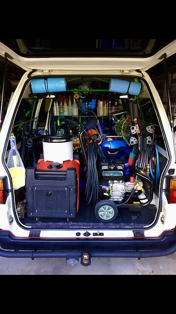 My Detailing Van's OG Setup | nostalgia #shorts