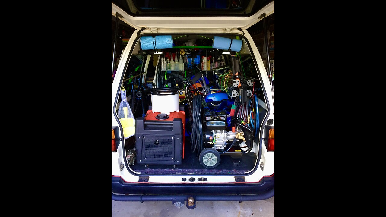 My Detailing Van's OG Setup | nostalgia #shorts