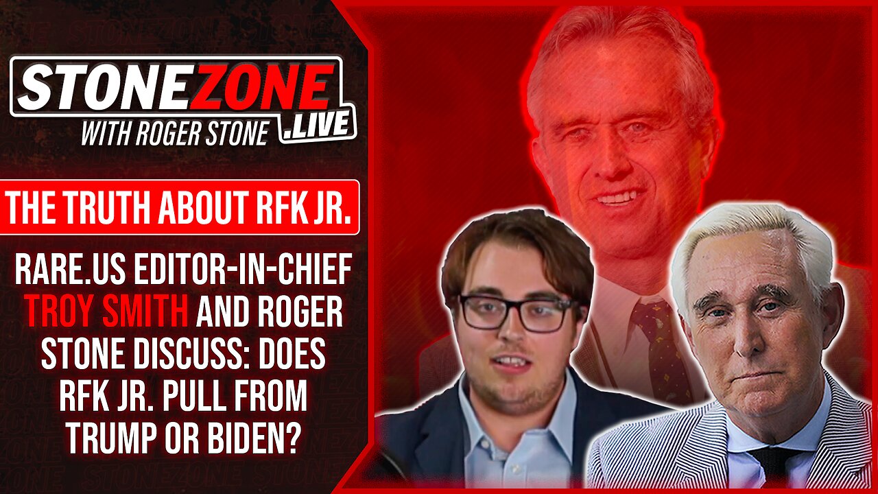 Does RFK Jr. Pull From Biden Or Trump? Rare.us Editor Troy Smith & Roger Stone Discuss