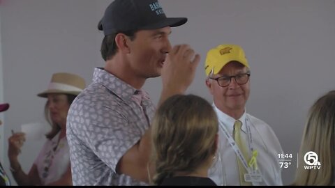 Jupiter alum Tyler Cameron makes an appearance at the 2023 Honda Classic