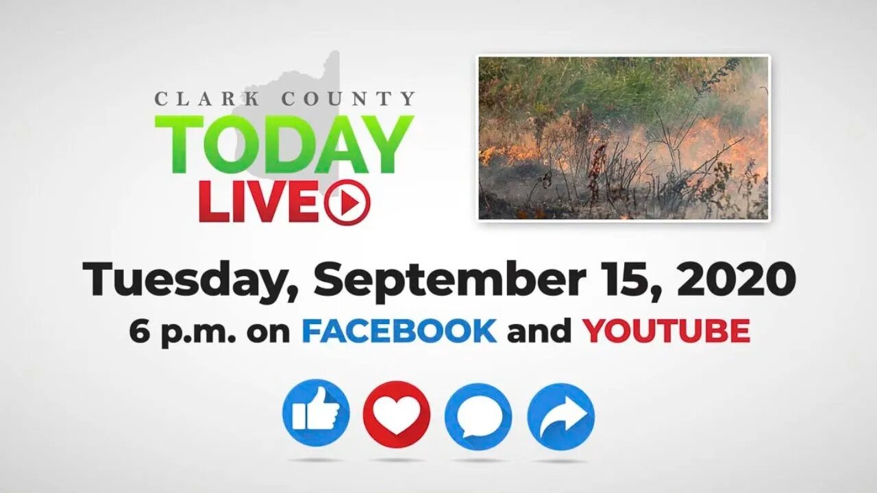 WATCH: Clark County TODAY LIVE • Tuesday, September 15, 2020