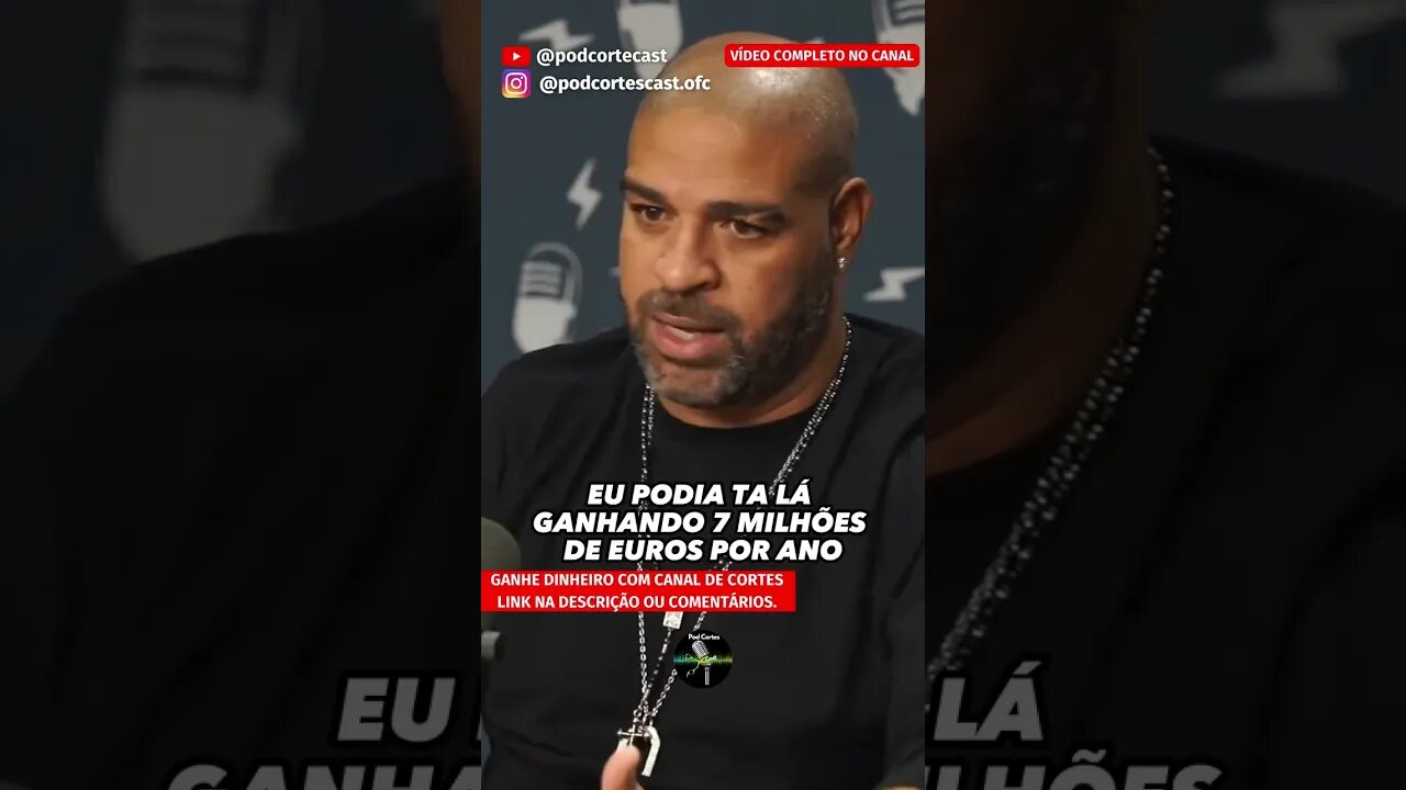 ADRIANO IMPERADOR FALA PQ DECIDIU DAR UM TEMPO #shorts #adrianoimperador #didico #interdemilão
