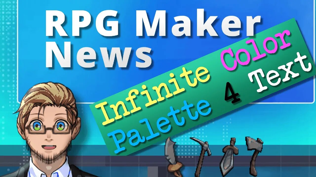 Luxury Interior Walls, Animated Shapes, Infinite Color Palette for Text | RPG Maker News #91