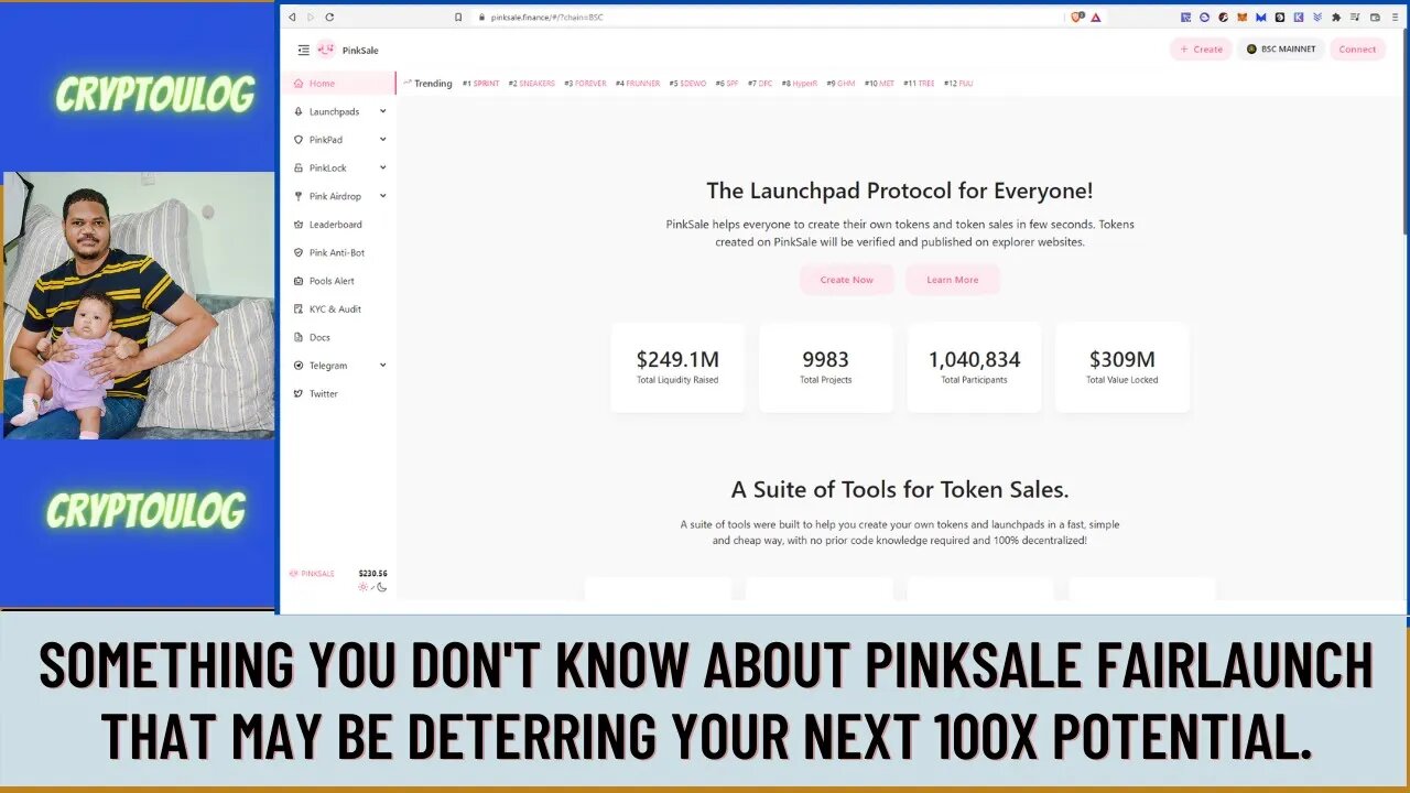 Something You Don't Know About Pinksale Fairlaunch That May Be Deterring Your Next 100X Potential.