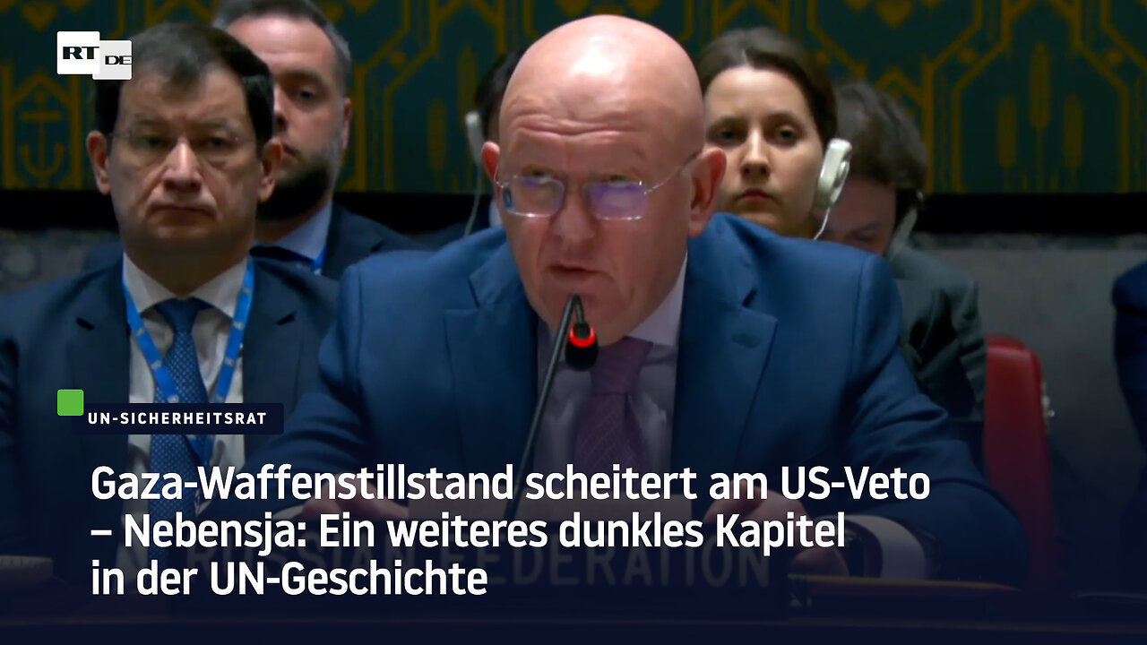 Gaza-Waffenstillstand scheitert am US-Veto