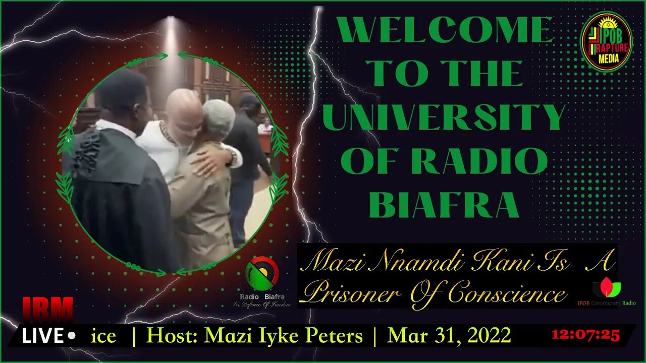 Welcome To The University Of Radio Biafra | USA LIVE | Host: Mazi Iyke Peters | Mar 31, 2022