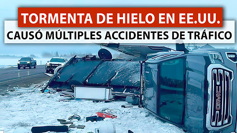 CLIMA EXTREMO en EE.UU. → Tormenta de hielo, frío intenso, lluvia helada, cortes de electricidad