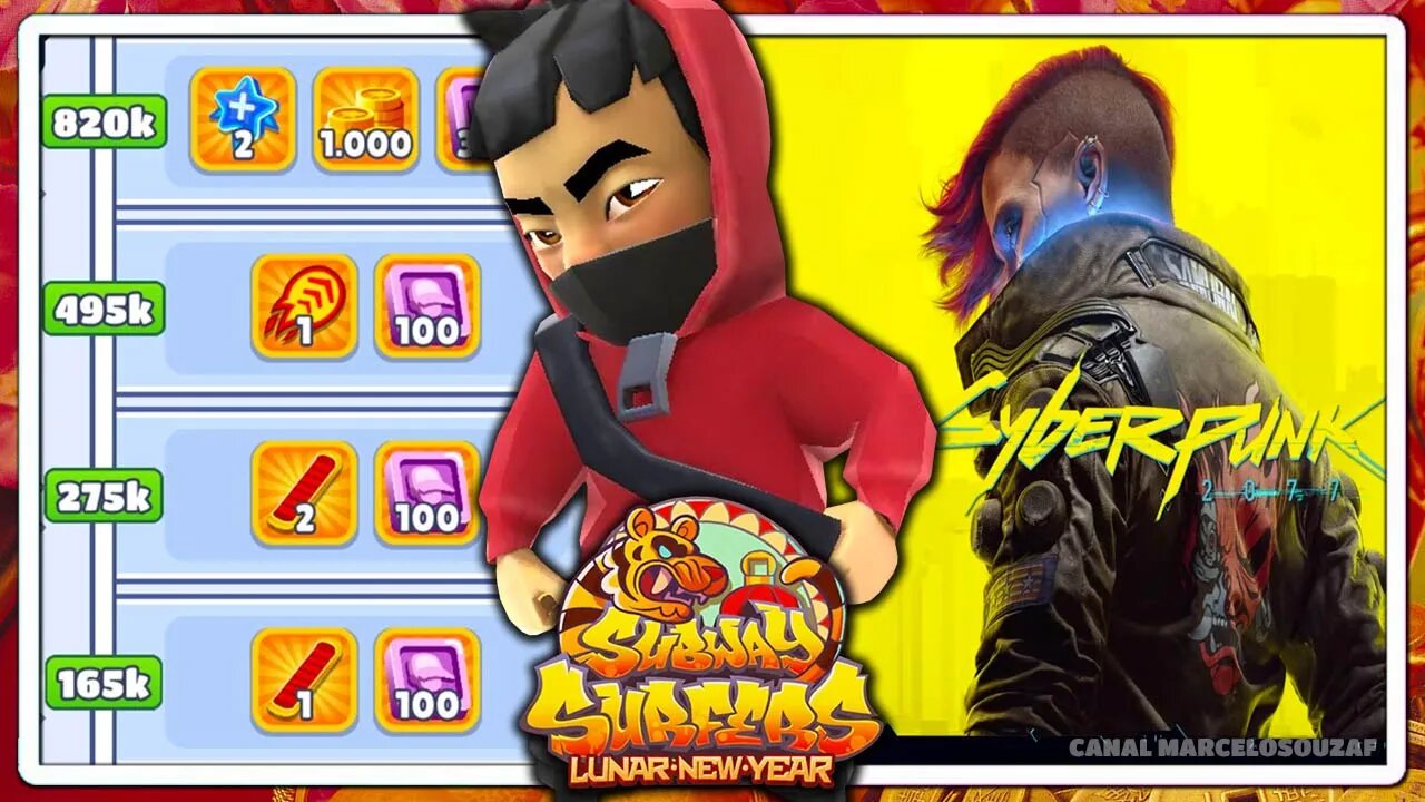 Subway Surfers Ano Novo Lunar 2022 | Cyberpunk 2077 para Xbox Series e PS5 | Recorde com Akira