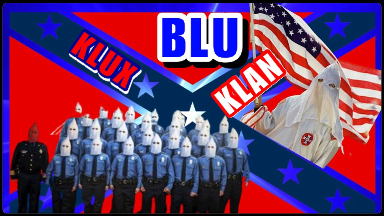 STAR STRANGLEd BANNER : BLU KLUX KLAN