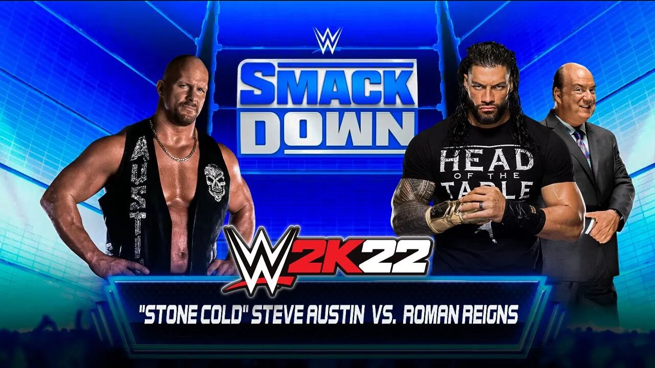 WWE 2K22: Steve Austin Vs. Roman Reigns - Instant Classic Gameplay