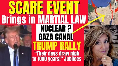 SCARE EVENT BRINGS IN MARTIAL LAW - TRUMP RALLY- LIVE 1000 YEARS! 11-12-23