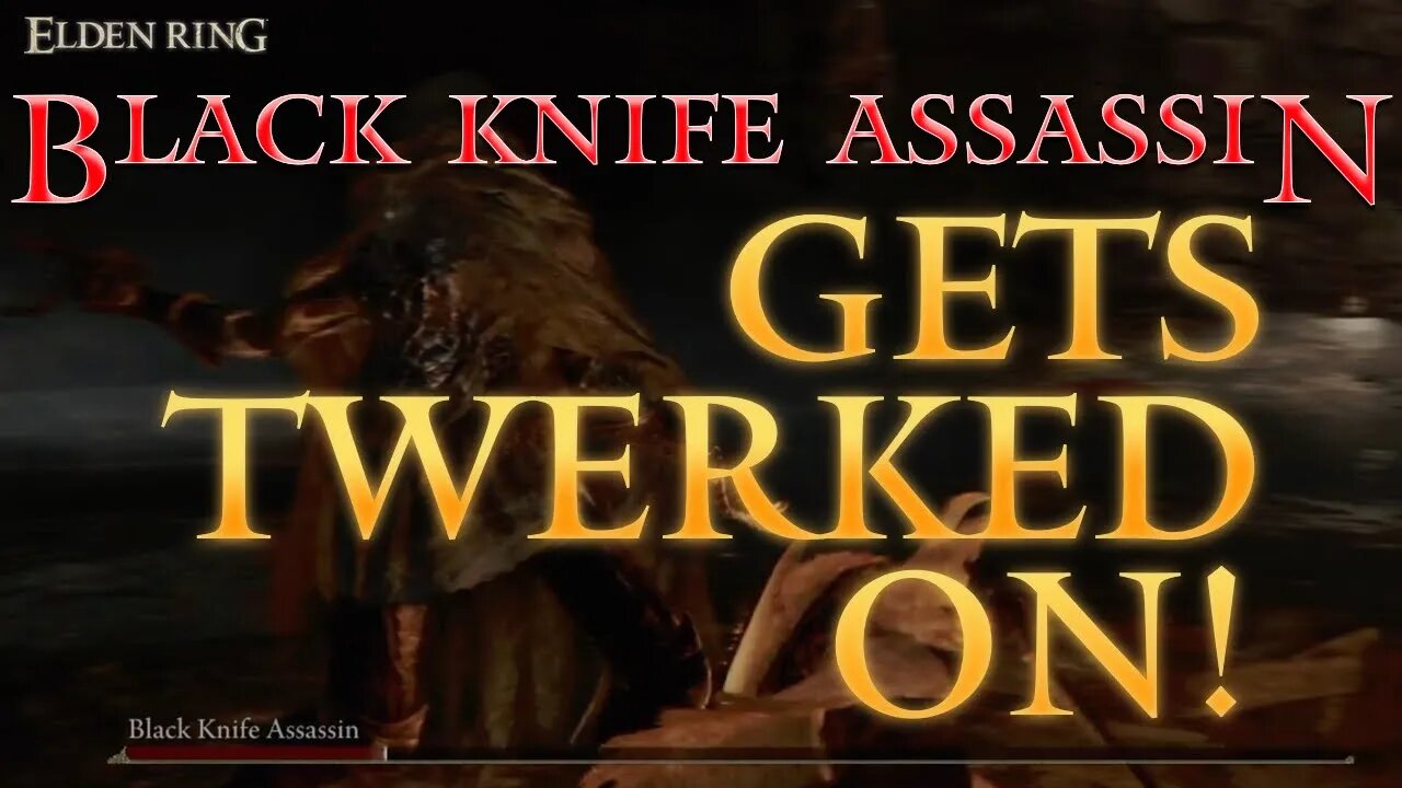 How to Beat the Invisible Black Knife Assassin in Sage's Cave (and Twerk On Him) | Elden Ring