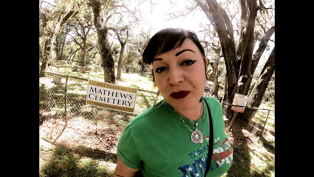 Mathews Cemetery Seffner FL, This is Cal O'Ween!