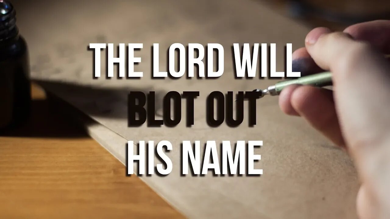 Reg Kelly - The Lord Will Blot Out His Name