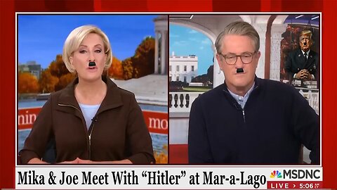 Mika 卍 Joe Scarborough Meet With “Hitler” at Mar-a-Lago After Years of Smearing Him!