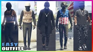 Top 5 Easy To Make Male Base Outfits #9 (GTA Online)