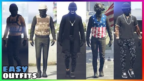 Top 5 Easy To Make Male Base Outfits #9 (GTA Online)