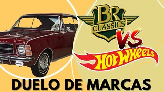 DUELO de MARCAS com a Miniatura do CHEVROLET OPALA da HOT WHEELS e da BR CLASSICS