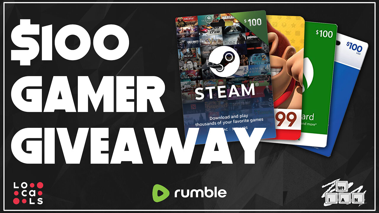 $100 Gamer Gift Card Giveaway!