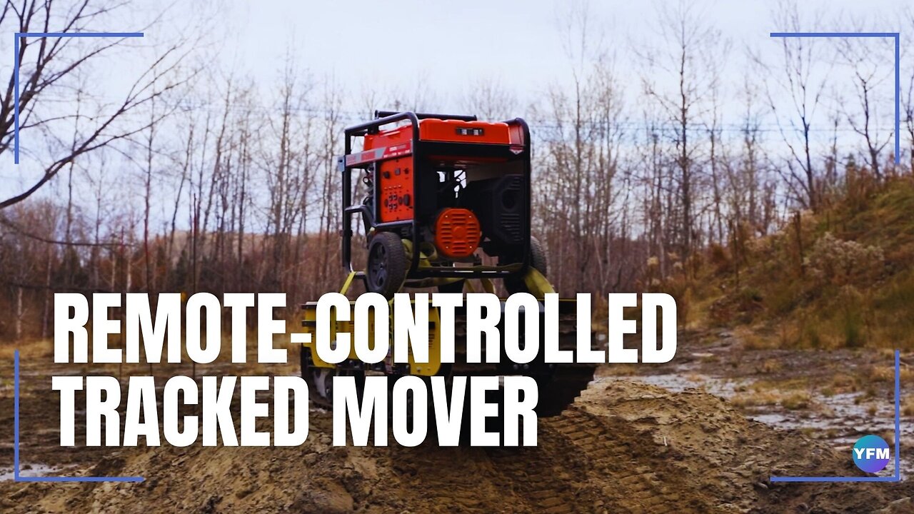 Remote controlled tracked mover