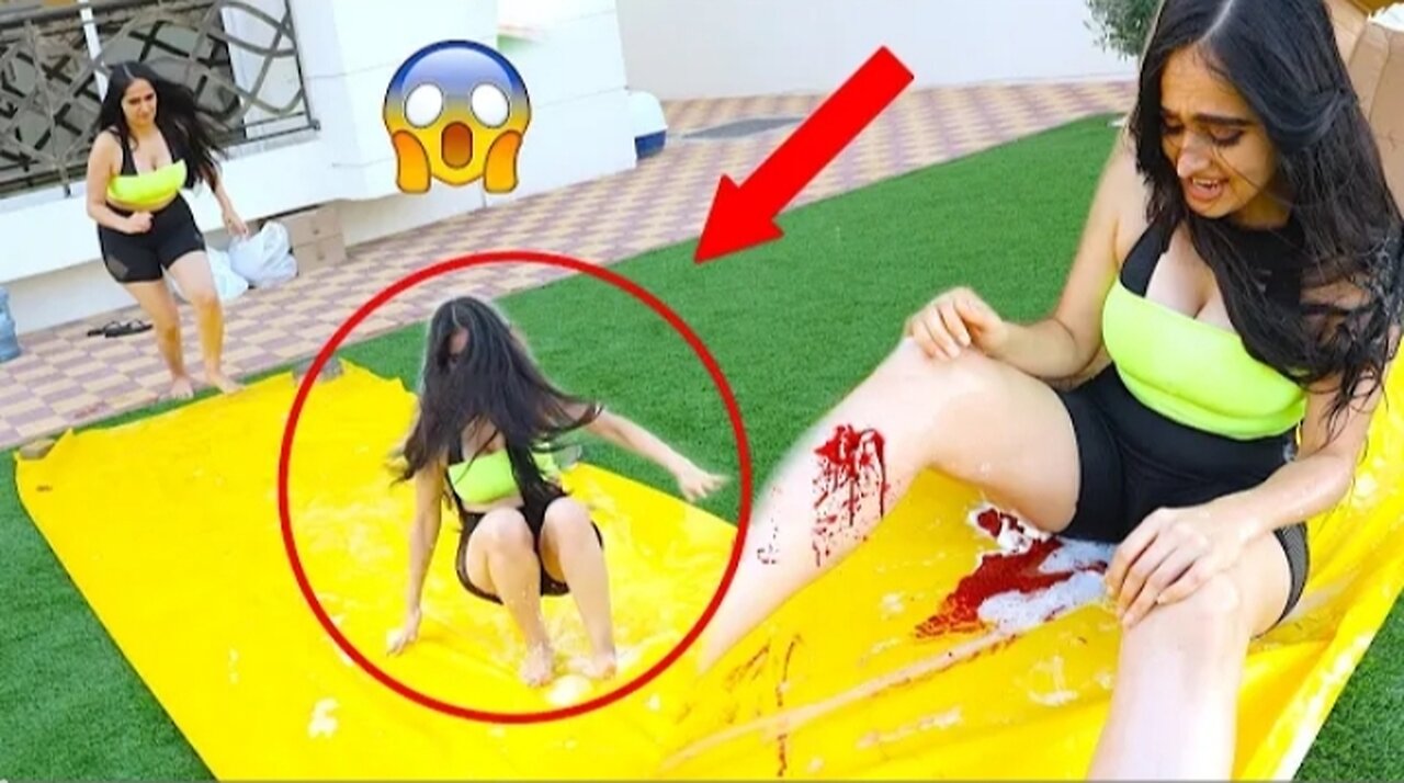 MY SISTERS WATER SLIDE ACCIDENT