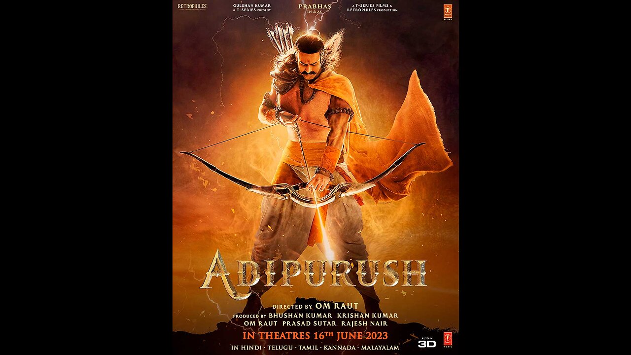 Jai Shri Ram (Hindi) Adipurush | Prabhas | Ajay-Atul, Manoj Muntashir Shukla | Om Raut | Bhushan K