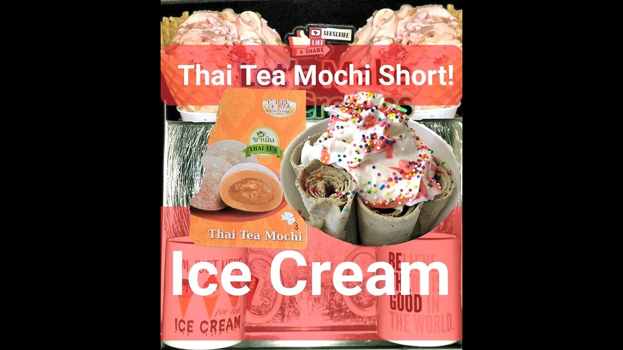 Thai Tea Mochi Ice Cream Short!