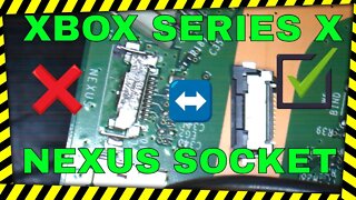 XBOX Series X Broken Front Panel connector The NEXUS SOCKET