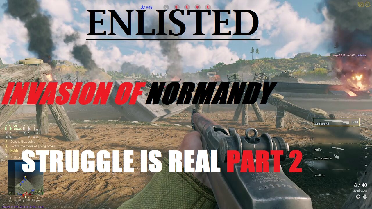 ENLISTED: Gameplay/ Invasion of Normandy/ Struggle is Real Part 2.