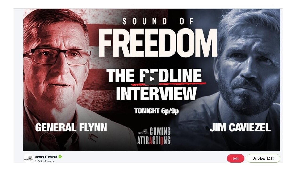 Watch Tonight 9pmet> https://rumble.com/speropictures - REDLINE INTERVIEW | FLYNN & CAVIEZEL |