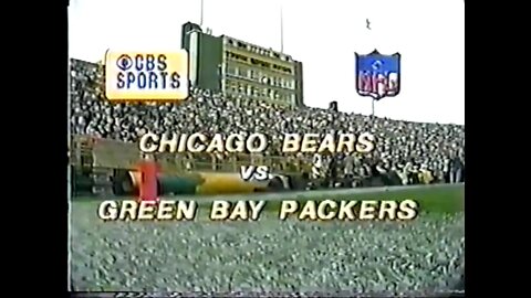 1980-09-07 Chicago Bears vs Green Bay Packers