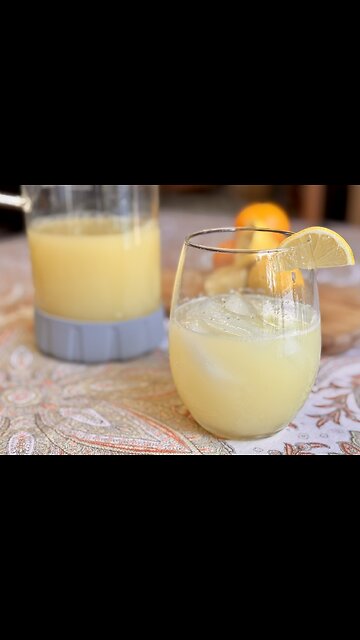 Ginger Lemon Spritz Recipe | So Refreshing & Soothing!