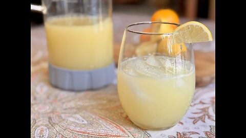 Ginger Lemon Spritz Recipe | So Refreshing & Soothing!