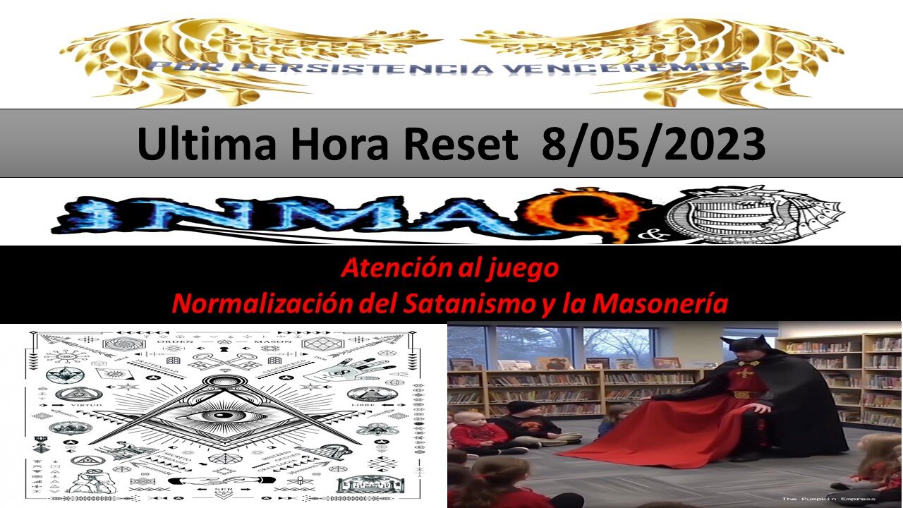 Atención al juego . Normalización del satanismo y la Masonería