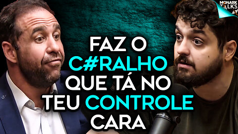 CONVIDADO PERDEU A PACIÊNCIA NO MONARK TALKS