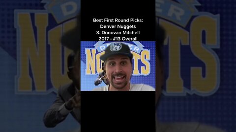 Denver Nuggets Greatest First Round Draft Picks #shorts