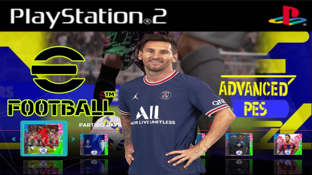 PES 2021 PS2 ADVANCED eFOOTBALL PREMIER LEAGUE 100% ATUALIZADO EDITOR LETO