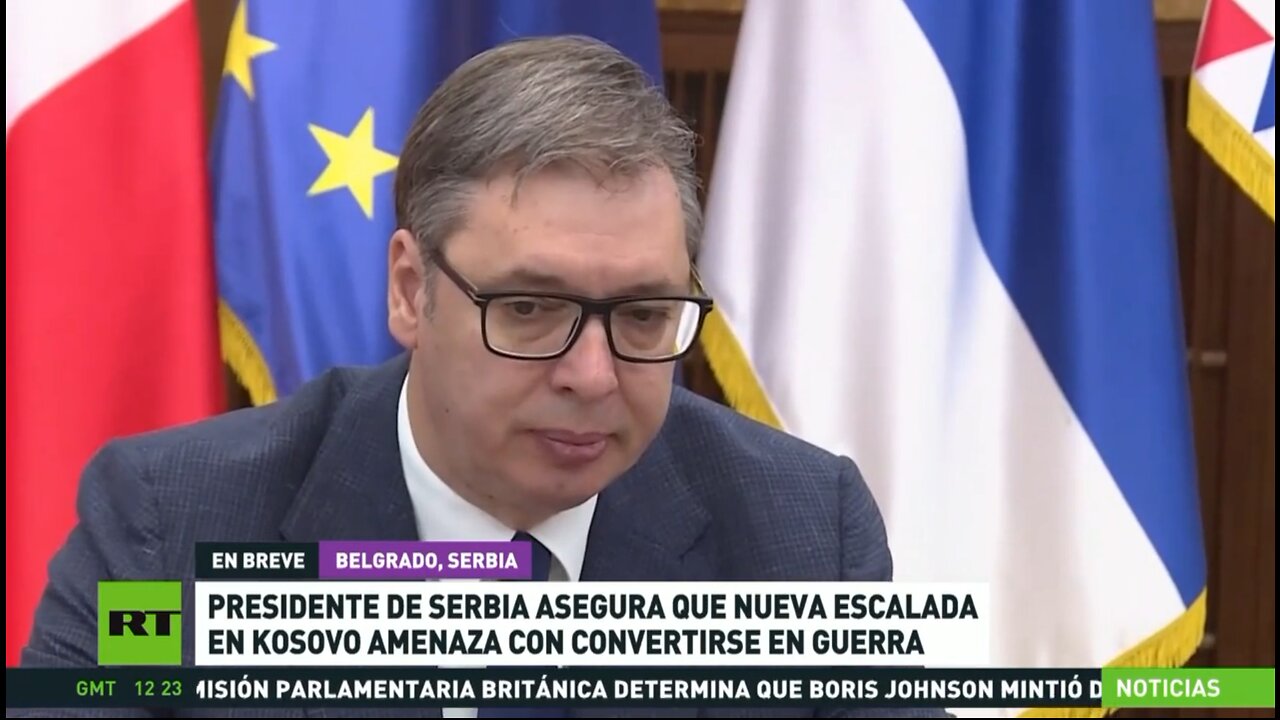 El presidente de Serbia acusa al líder de Kosovo de buscar la guerra "a toda costa"