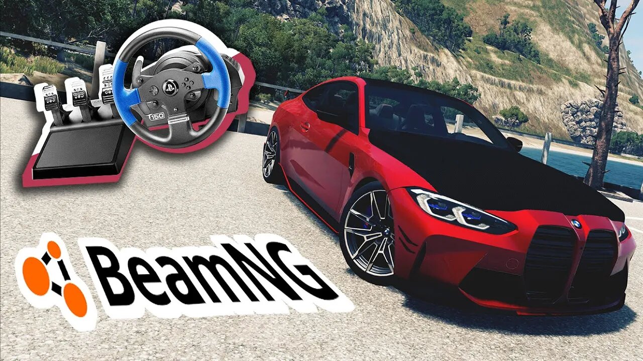 BMW M4 S85 V10 - Driving Cautiously | BeamNG.drive | Thrustmaster T150 Pro