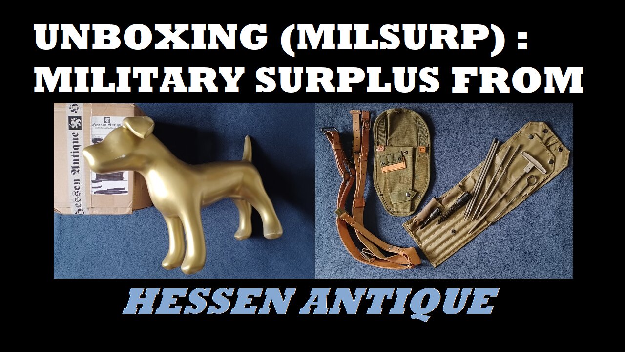 UNBOXING 139: Hessen Antique. Czech Leather Y-Straps, M1956 Entrenching Tool Cover, .50 cal tool kit