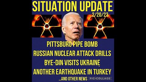 SITUATION UPDATE - RUSSIAN NUCLEAR ATTACK DRILLS! BIDEN VISITS UKRAINE BUT NOT OHIO! PITTSBURG...