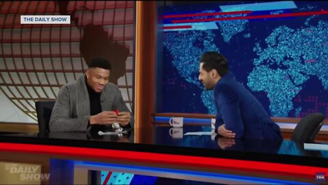 Today's Talker: Giannis tries a fruit roll-up for the first time